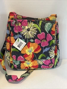 Vera Bradley Jazzy Blooms Mailbag Quilted Cross Body Adjustable Strap NWT - Picture 1 of 5