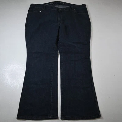 Avenue 24W Straight Rinse Stretch Denim Womens Jeans - Image 1 of 4