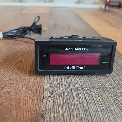 Acurite 7" Intelli-time Digital Alarm Clock 13003 - Digital - Electric - Image 1 of 4