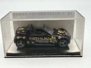 BUSCH SMART ROADSTER, EMOTIONS SUMMER TOUR, 1:87 HO SCALE, NIB - Picture 1 of 7