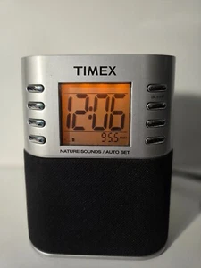 Genuine Timex (TESTED WORKS)(T308S) AM/FM Clock Radio With Nature Sounds - Picture 1 of 8
