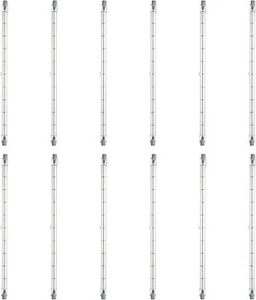 12Pack Mini Tube 254mm Double-Ended T3 Bulb, R7s Clear, 3200K, 1500W, 28000LM - Picture 1 of 4