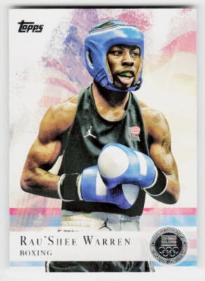 2012 Topps U.S. Olympic Team & Hopefuls #2 Rau'Shee Warren Silver - Image 1 of 2