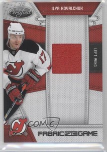 2010-11 Certified Fabric of the Game /250 Ilya Kovalchuk #IK