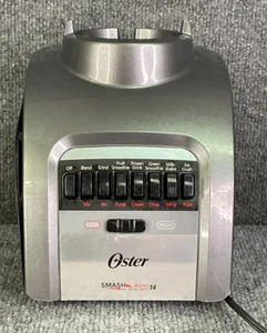 ⚙️ Oster Smash Blend 14 Motor Base 564-A 🍹 450W Smoothie & Soup Maker - Silver - Picture 1 of 15