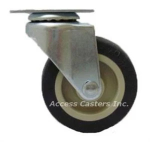 2D8TP 2" Light Duty Swivel Plate Caster, Thermo Pro Wheel, 70 lbs Capacity - Picture 1 of 1