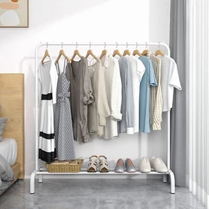 ACCSTORE Kleiderstange Metallständer Kleiderständer freistehend Aufhänger Schlafzimmer Clothi - Bild 1 von 6