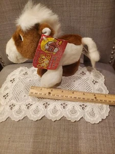Cloppy Horse Plüsch, Vintage, Squeeze Pet Talking, Sounds are clear, Tags - Bild 1 von 6