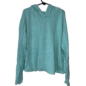 Vineyard Vines Girls Medium Aqua Hoodie Sweatshirt - Picture 1 of 7