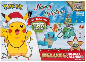 Pokemon 2021 Deluxe Holiday Advent Calendar SEALED Christmas Pop-Up N Play - Picture 1 of 6