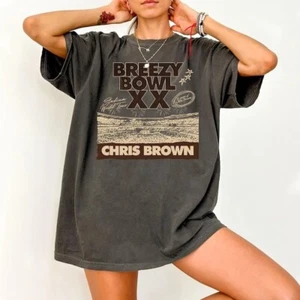 2025 Chris Brown Tour Shirt, Breezy Bowl T-Shirt, Chris Brown Concert 2025 Shirt - Picture 1 of 4