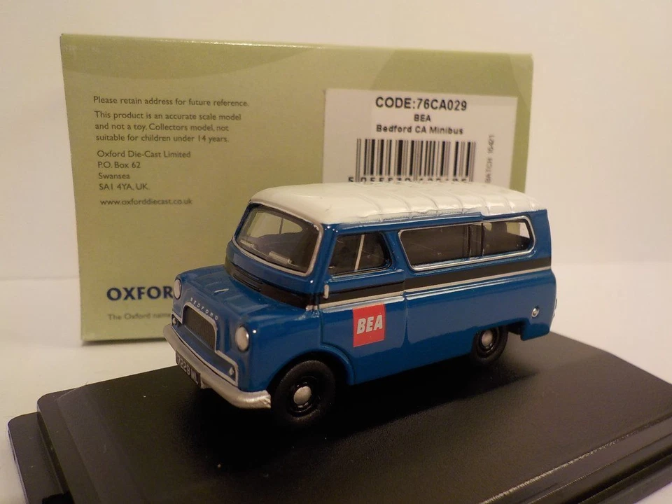 Bedford CA Van - BEA - Oxford Diecast 1/76 Modelo Van Foto 1 de 1
