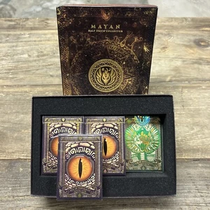 CHARMIE DREAMS KATZENAUGE VON KUKULKAN SAMMLER HALBE ZIEGEL BOX 6 VERGOLDETE DECK - Bild 1 von 9