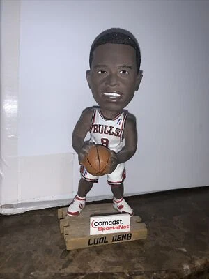 LUOL DENG Bobblehead Chicago Bulls SGA Rare 2007 White Jersey EUC - Image 1 of 4