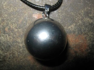 New 25mm Harmony Ball Round Silver Tone Chime Bell Bead Charm Pendant Necklace - Picture 1 of 3