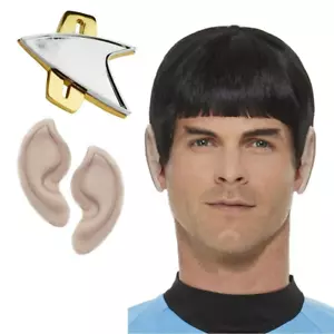 Star Trek Perücke Ohren Abzeichen Original Serie Kostüm Zubehör Lizenziert - Bild 1 von 4