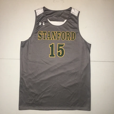 Under Armour Stanford Track & Field Team Issued Jersey Reversible Size Large Cover