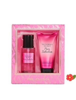 Victorias Secret Pure Seduction Body Mist Lotion Mini Set de Regalo Vacaciones 2023 Nuevo Foto 1 de 2