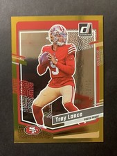Trey Lance 2023 Panini Donruss Gold Press Proof Parallel /50 #274