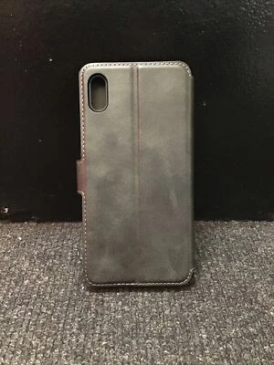 Funda tipo billetera de cuero Foux para iPhone XS/XS MAX Foto 1 de 4