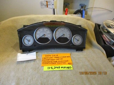 Chrysler Town Country 2008-2010 OEM tablero velocímetro clúster 115 k probado Foto 1 de 4