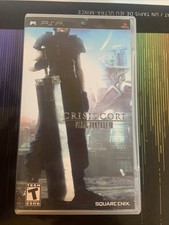 Crisis Core: Final Fantasy VII (Sony PSP, 2008)CASE And MANUAL ONLY NO GAME