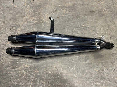 Escape BSA B50 Triumph TR5 MX con antichispas Foto 1 de 4