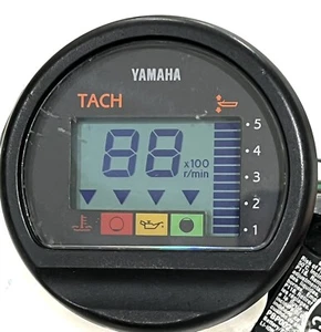 Yamaha 6Y5 Tach Outboard Gauge - Refurbished - Picture 1 of 4