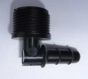 Codo macho de riego de púas 12 mm- 3/4" hilo BSP x 10 - Imagen 1 de 2