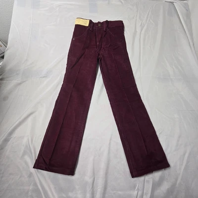 Wranglers Boys 915CWNS Pana 8 Slim Classics Rojo Oscuro Foto 1 de 4