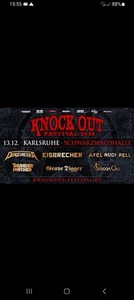 Knock Out Festival Karlsruhe 13.12.2025 2 Tickets 15 Euro Gespart - Bild 1 von 2