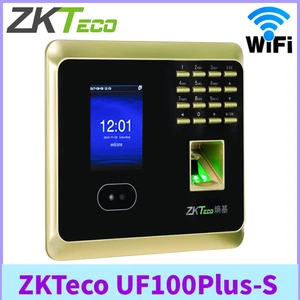 ZKTeco UF100Plus-S WiFi Face Fingerprint Time Biometric Attendance Clock Gold - Picture 1 of 10
