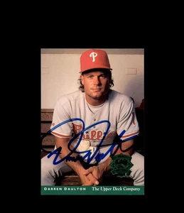 Darren Daulton Signed 1994 Upper Deck Jumbo Philadelphia Phillies Autograph - Picture 1 of 2