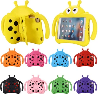 For iPad 5/6/7/8/9th Generation 9.7"/10.2" Kids Beetle Pattern Tablet Case Cover - Image 1 of 4