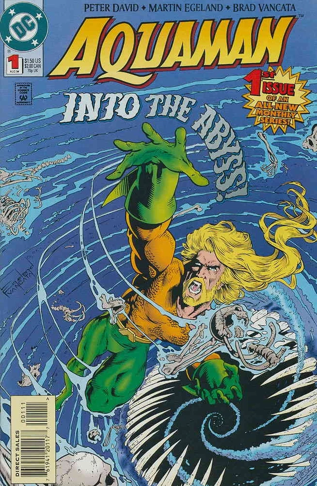 Aquaman (5th Series) #1 VF/NM; DC | Peter David - w/Bag+Board - Photo 1/1