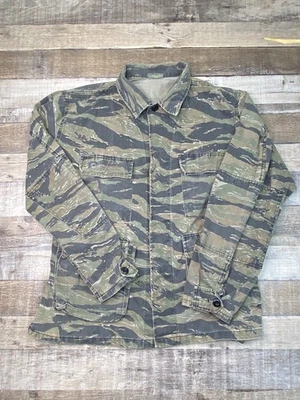De Colección Rotcho Para Hombres M BDU Camisa Militar Tigre Camuflaje Ripstop Resistente Tropical Hecha en EE. UU. Foto 1 de 4