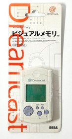 SEGA Dreamcast Visual Memory Unit VMU White 1998 Japan Rare w/ Instructions Test