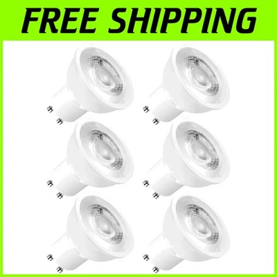Energy-Saving Dimmable MR16 6.5W LED Bulbs, 50W Halogen Equivalent, Cool White - Image 1 of 4