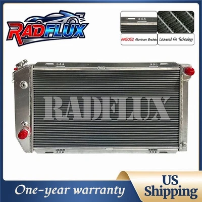 CU400 Radiator For 1973-1974 Ford Country Sedan Base V8/Ford LTD MT/AT Aluminum - Image 1 of 4