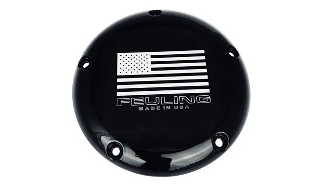 Cubierta Derby Feuling American Flag Logo Negra #9154 Harley Davidson Foto 1 de 1