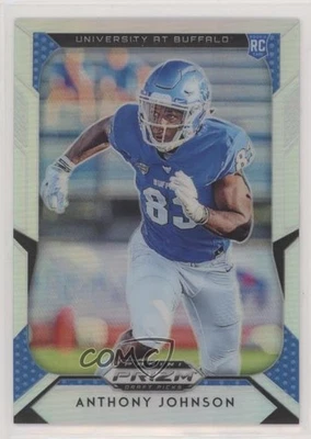 2019 Panini Prizm Draft Draft Picks Silver Prizm Anthony Johnson #117 Rookie RC - Image 1 of 2