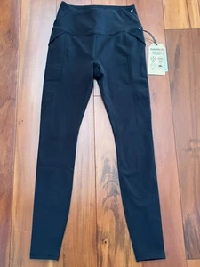 Avalanche schwarze Fleece gefütterte Legging mit Taschen - gefüttert Stretch Small NEU - Bild 1 von 7