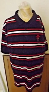 WALES RUGBY UNION MANS SIZE XXL RED AND BLACK POLO SHIRT - Picture 1 of 3