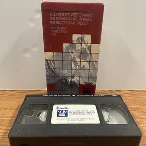 Alexander Wet-On-Wet Oil Painting Technique Instructional Video VHS Step By Step - Picture 1 of 8