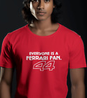 T-Shirt Lewis Hamilton 44 Ferrari Fan Unisex Motorsport Tee S-3XL Adult Size