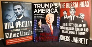 Lot of 3 Hard Cover Novels Book TRUMPS AMERICA and Political Content Russia Hoax - Picture 1 of 9