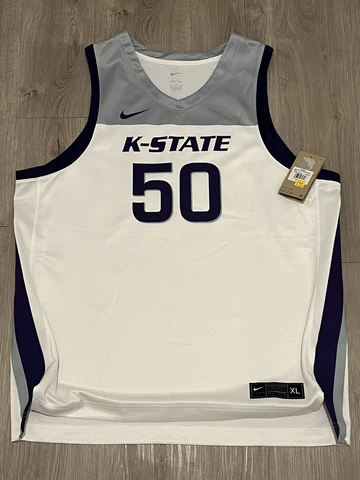 Nike Dri-Fit Unisex Kansas State Wildcats Basketball Jersey - #50 - Size XL Cover