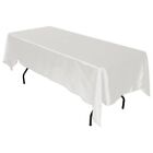 10 packs  60 x 126 Inch seamless SATIN Tablecloths Hotel Boot 25 COLORS USA SALE