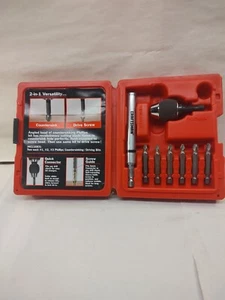 9pc craftsman 2-1 screwdriver Multi Bit versatility Screwdriver counter sink set - Picture 1 of 5