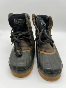 Donner Mountain Duck Boots Size 5M Jr. Klondike Youth Brown/Black Imperfect - Picture 1 of 11